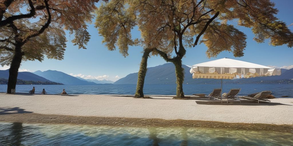 beach Lake Maggiore