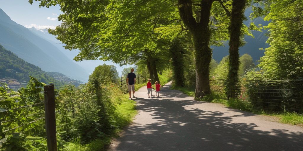 family exploring Ticino Switzerland