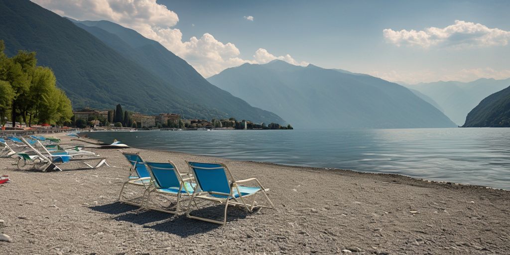 beach in Ticino