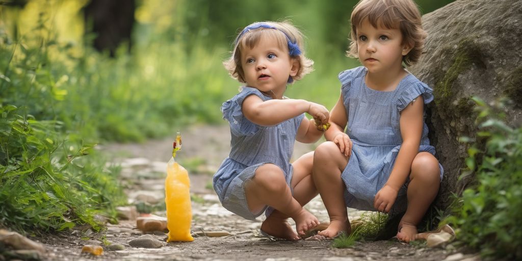 bambini che giocano in Ticino